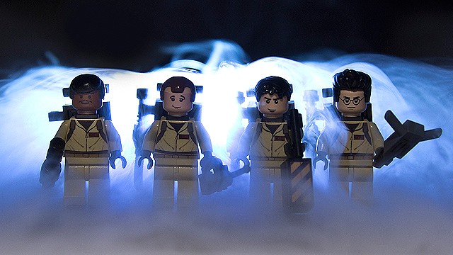 Lego Ghostbusters Ecto-1 Egon Ray Winston and Peter Character Models
