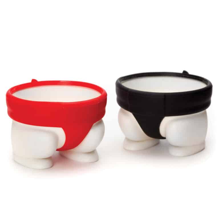 Peleg Design Sumo Egg Cups Japanese themed Kitchen Accessory