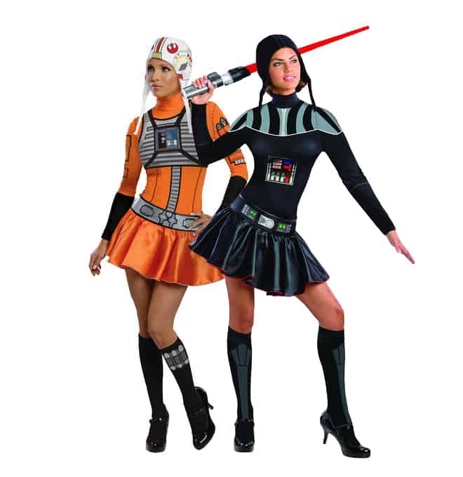 Secret Wishes Star Wars Female Mini Skirt Costumes Safe Sexy Halloween Wear