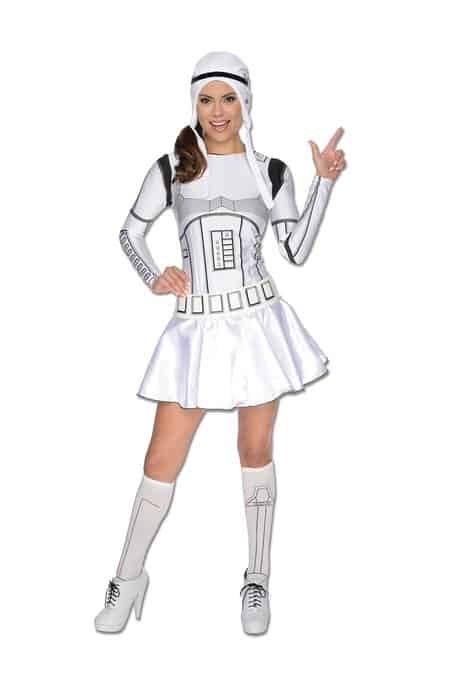 Secret Wishes Star Wars Female Mini Skirt Costumes Storm Trooper for Halloween