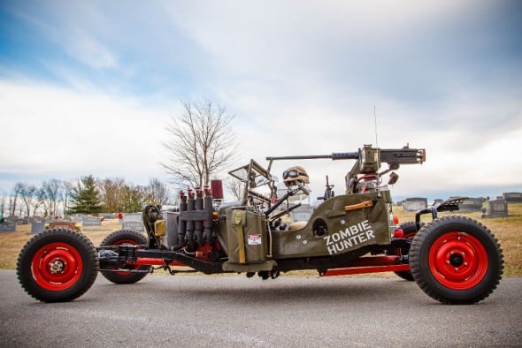 1946 Willys CJ2A Jeep Zombie Hunter Cool Custom Rat Rod 1946 Willys CJ2A Jeep Zombie Hunter Cool Custom Rat Rod