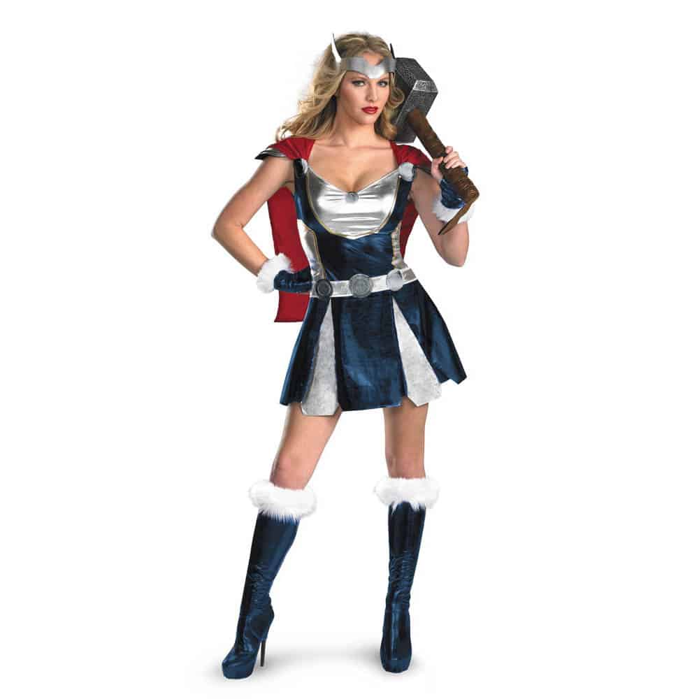 Disguise Womens Marvel Thor Girl Sassy Costume Sexy Party