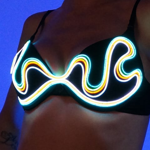 Electric Styles Light Up Bra Too Sexy Cool Party Stuff to Buy