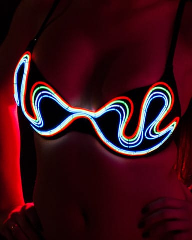 Electric Styles Light Up Bra Too Sexy Hot Lingirie to Buy