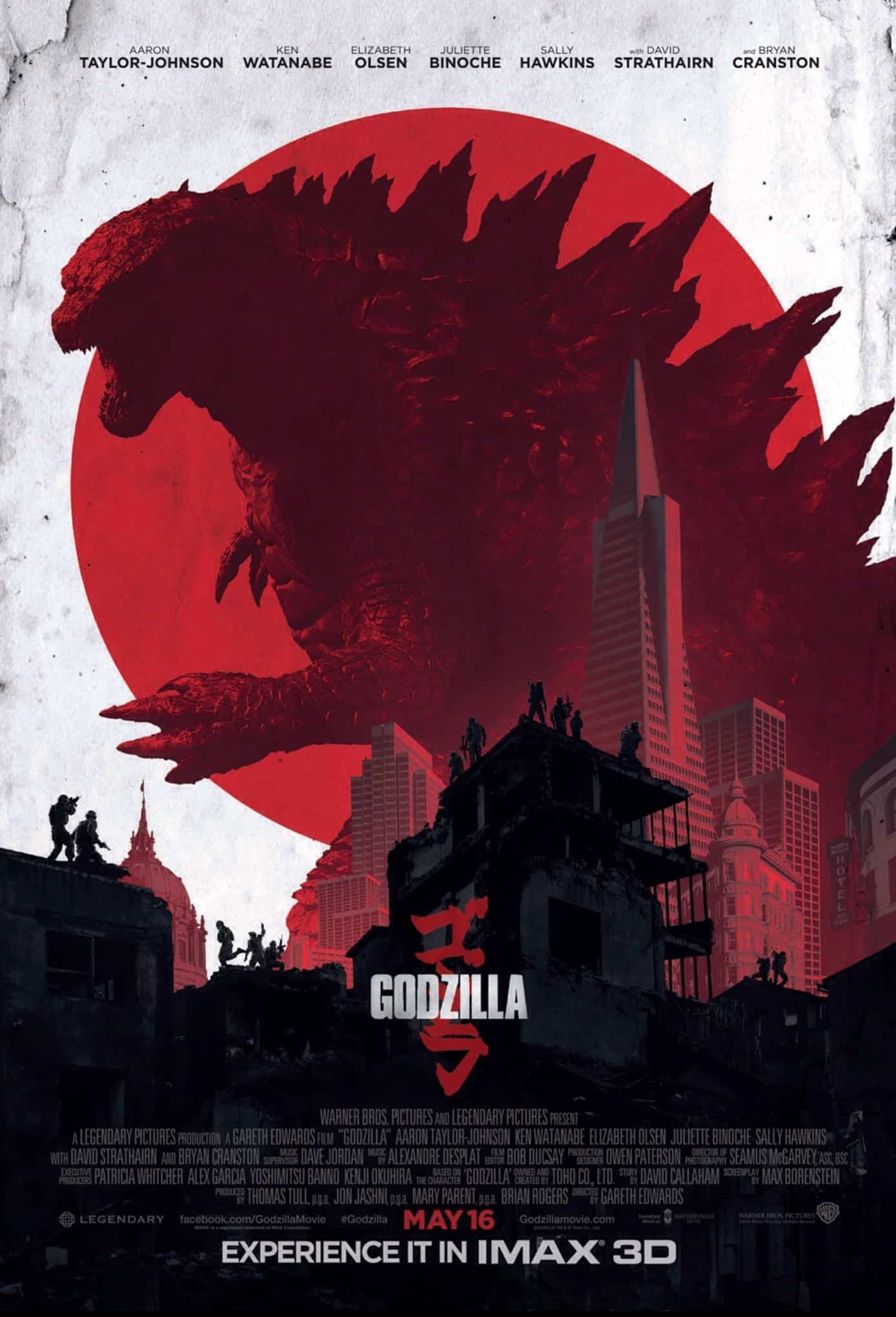 Godzilla 2014 Official IMAX Movie Poster Cool Geek Stuff to Buy