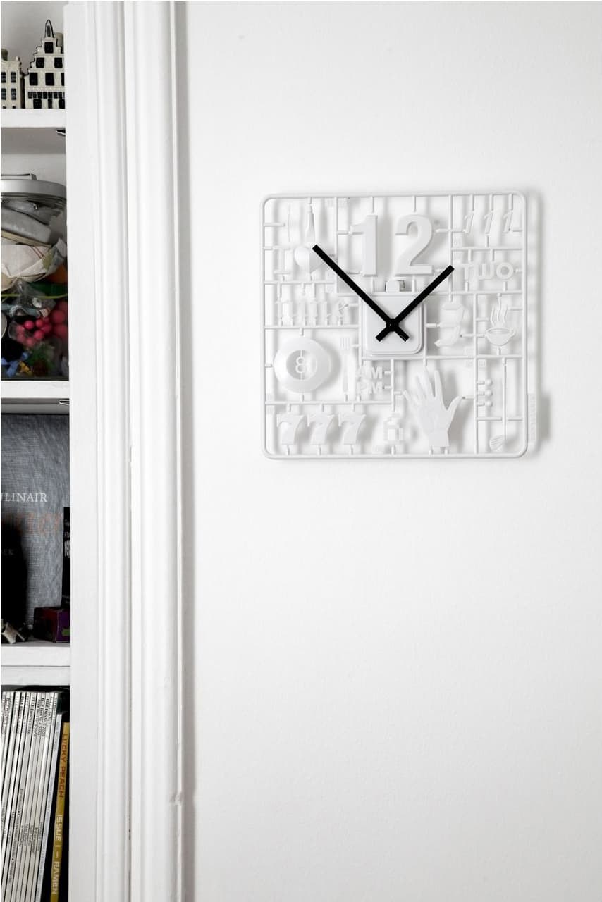 Kikkerland Model Kit Clock Unique and Cool Gift Idea