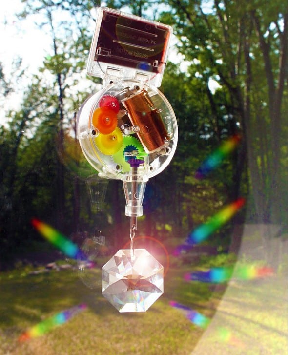 Kikkerland Solar-Powered Rainbow Maker Fancy Novelty Item Kikkerland Solar-Powered Rainbow Maker Fancy Novelty Item