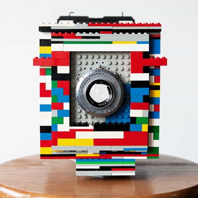 Legotron Mark I 4x5 Cool Lego Camera