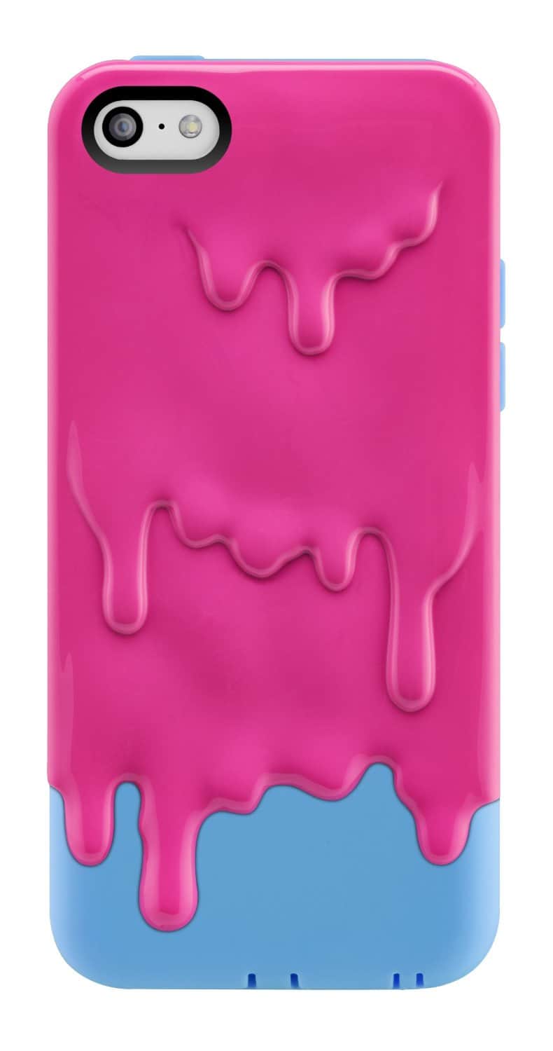 SwitchEasy Melt Hybrid Case for iPhone Dripping Strawberry Ice Cream