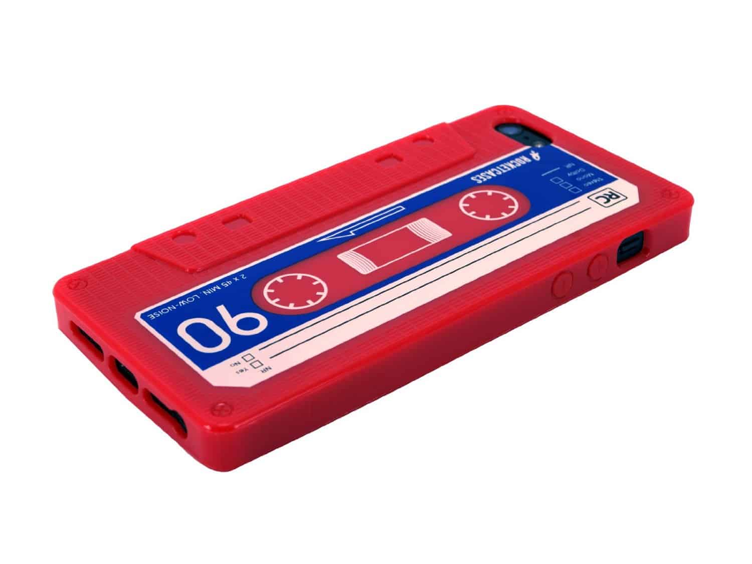 iPhone Cassette Case by Rocketcases Red Gift Idea for Kids