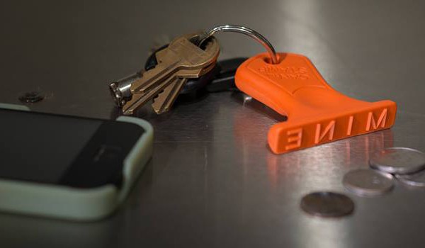 Can Stamp Key Chain Cool Gift Idea for Dad