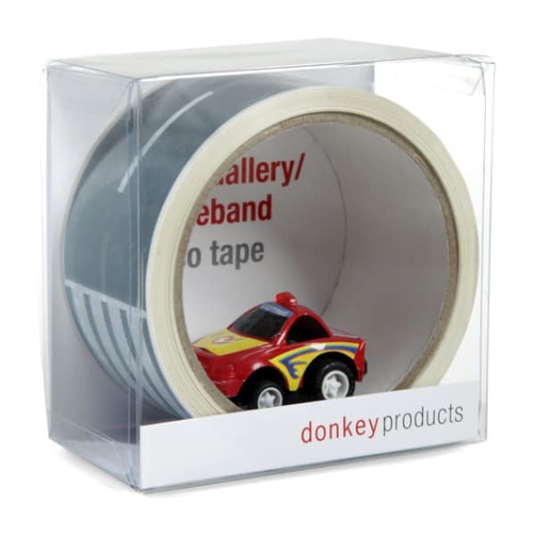 Donkey Products My First Autobahn Road Tape with Toy Car for Preschool