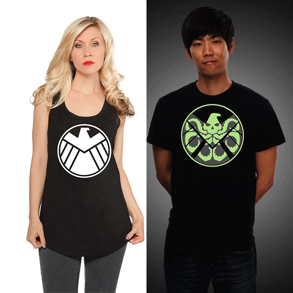Hydra in the Shadows Glow in the dark Buy Cool Couple Shirt