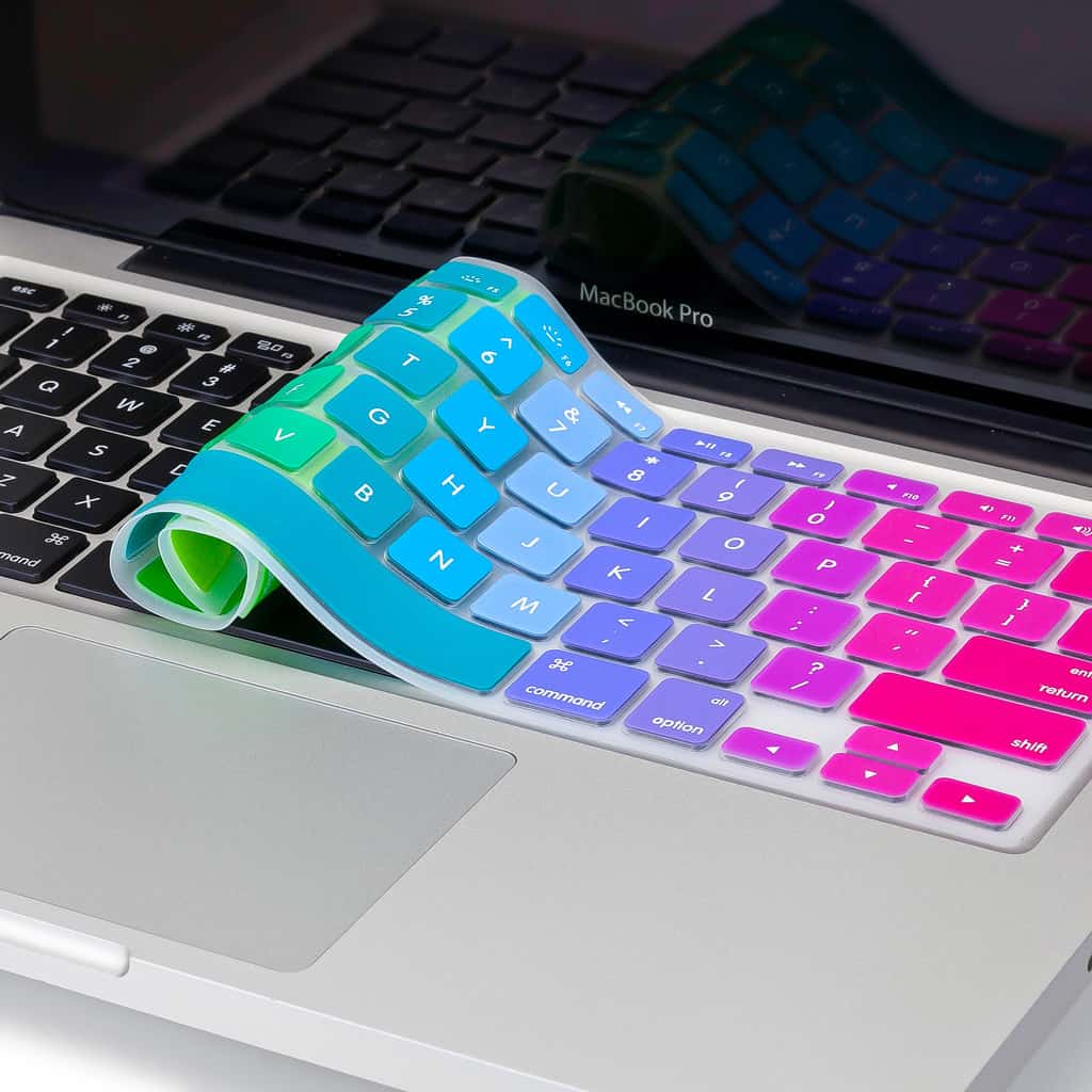 Kuzy Rainbow Silicone Skin Keyboard Cover for MacBook Buy Apple Accessory