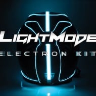 LightMode Electroluminescent Motorcycle Helmets - NoveltyStreet