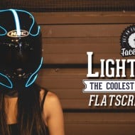 LightMode Electroluminescent Motorcycle Helmets - NoveltyStreet