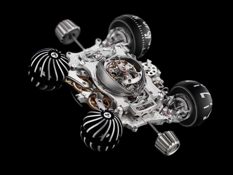 MB&F Horological Machine No.6 (HM6) Space Pirate Watch Exotic Engine Bottom