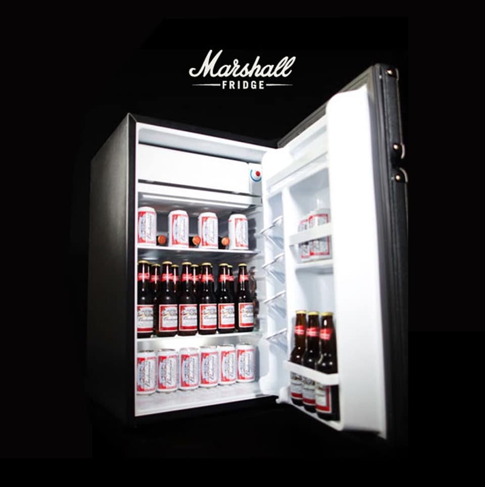 Marshall Fridge by Marshall Amplification Buy Cool Furniture for Dorm Room