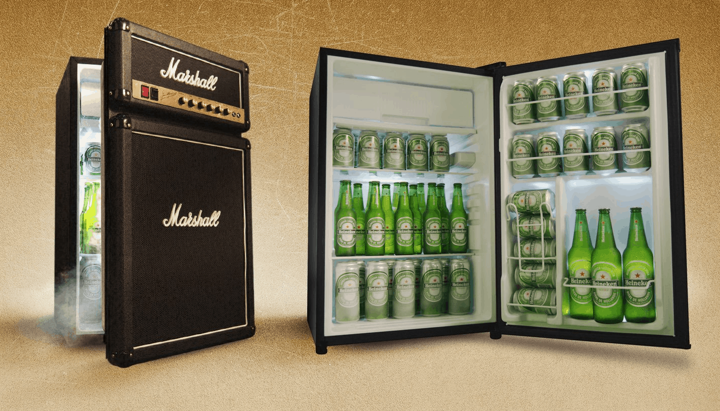 Marshall Fridge by Marshall Amplification Cool Stuff to Buy for Musicians