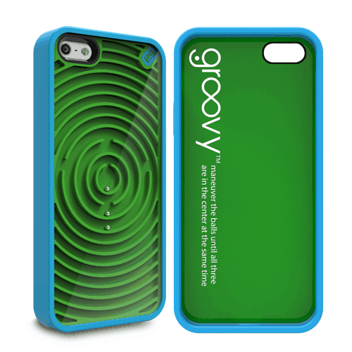 PureGear Gamer Case for iPhone Groovy Green and Blue Cool Gift Idea for Kids