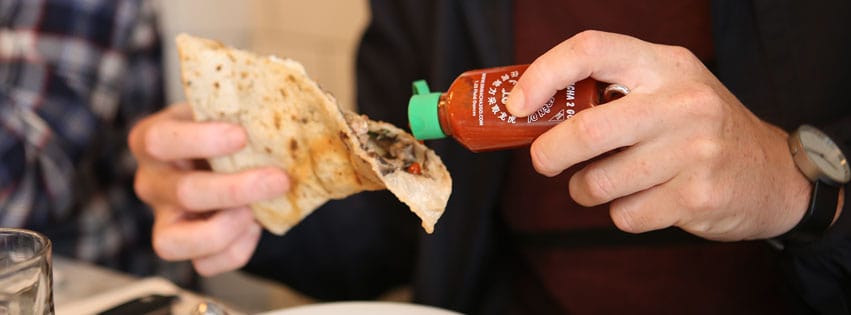 Sriracha2Go Miniature Refillable Bottle Keychain Best Pizza Chili Sauce