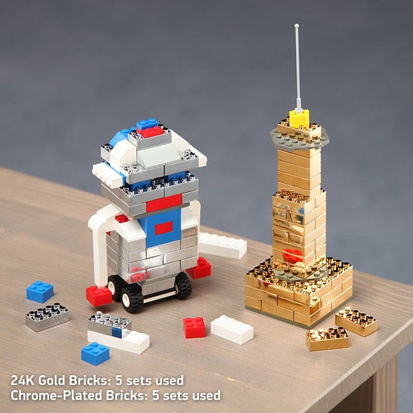 Thinkgeek Executive Building Brick Set Metal Lego