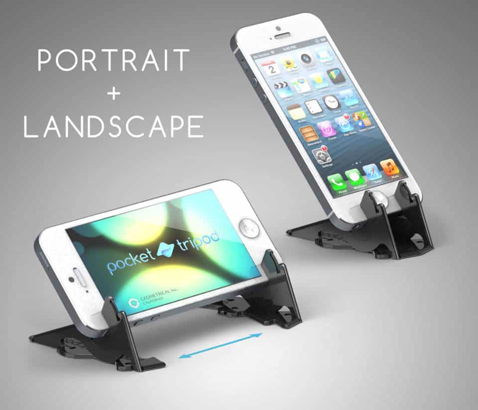 Geometrical Pocket Tripod for iPhone Mobile Stand to Buy