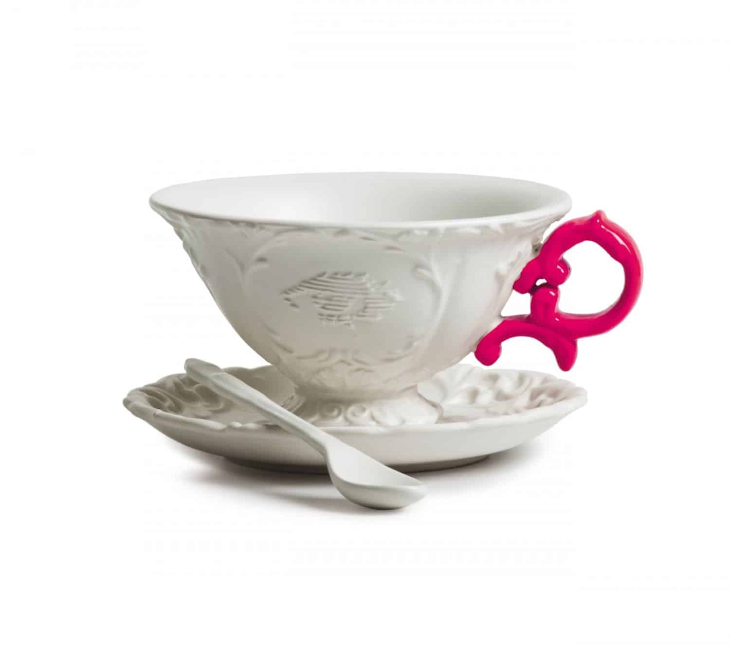 Seletti I Tea Cup Magenta Fancy Design