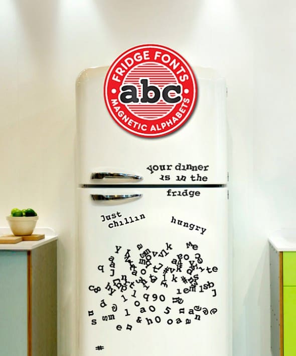 Suck UK Magnetic Fridge Fonts Cute Gidt Idea Suck UK Magnetic Fridge Fonts Cute Gidt Idea