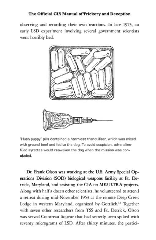 The Official CIA Manual of Trickery and Deception LSD Experiment Page