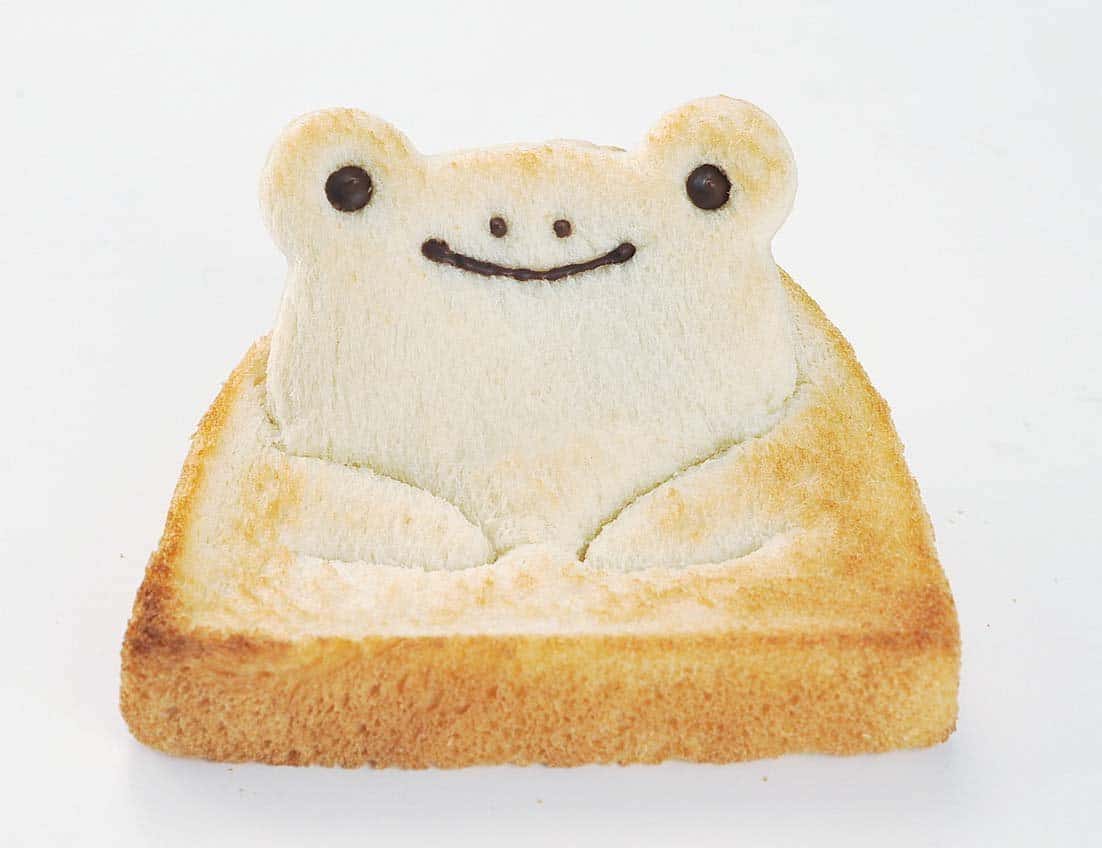 Arnest Teddy Bear Toast Stamp Frog on Bread