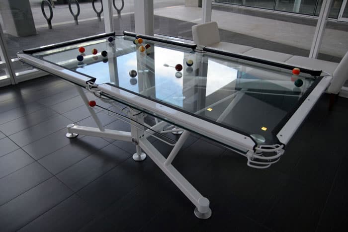 Elite Innovations Glass Pool Table Cool Expensive Stuff to Buy
