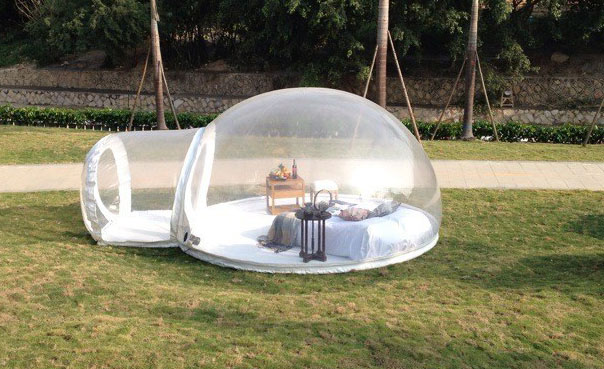 Holleyweb Inflatable Bubble Tent House Dome Incredible Things