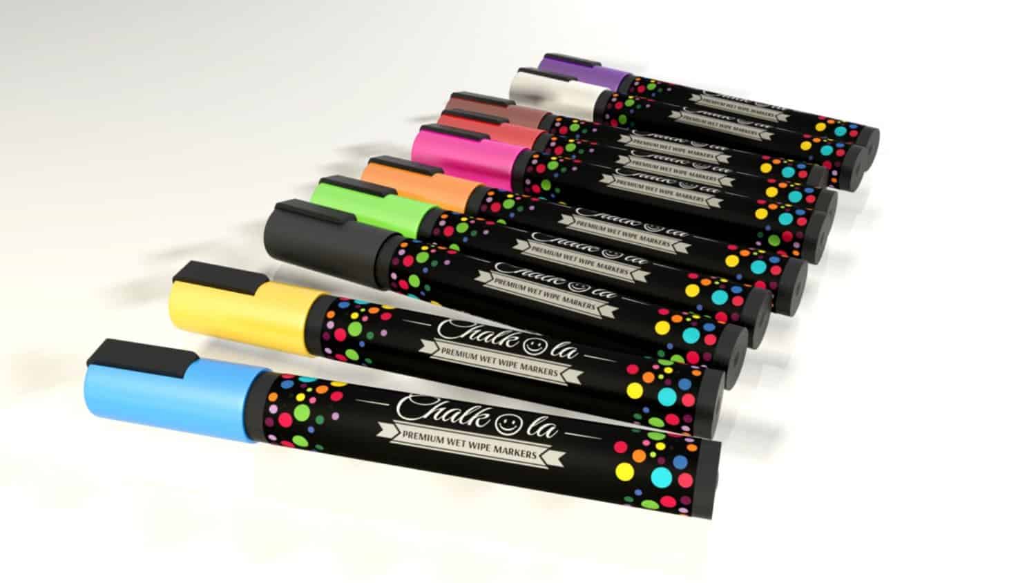 Chalkola Premium Chalk Markers 10 Different Colors