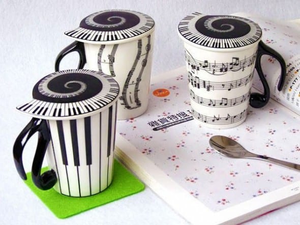 Muise Musical Notes Mug Buy Cool Gift for Her Muise Musical Notes Mug Buy Cool Gift for Her