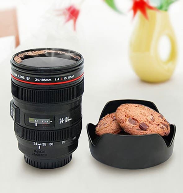 Thumbs Up Travel Lens Mug Buy Gift for Photographer Thumbs Up Travel Lens Mug Buy Gift for Photographer