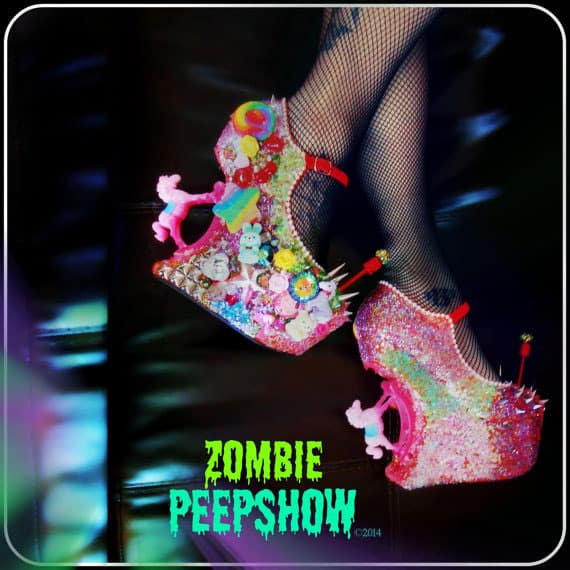 ZombiePeepshow Sugar and Spice Cute Shoe Design