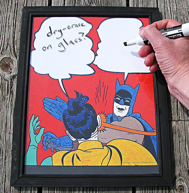 Framed Batman Slap Meme Artwork by Choleena Funny Gift to Buy