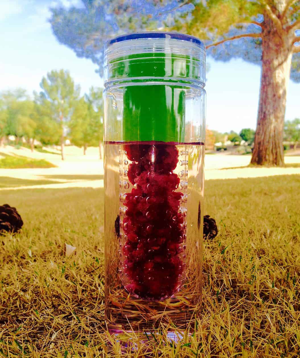 FruitFused Infuser Water Bottle Buy Waterbottle for Hiking