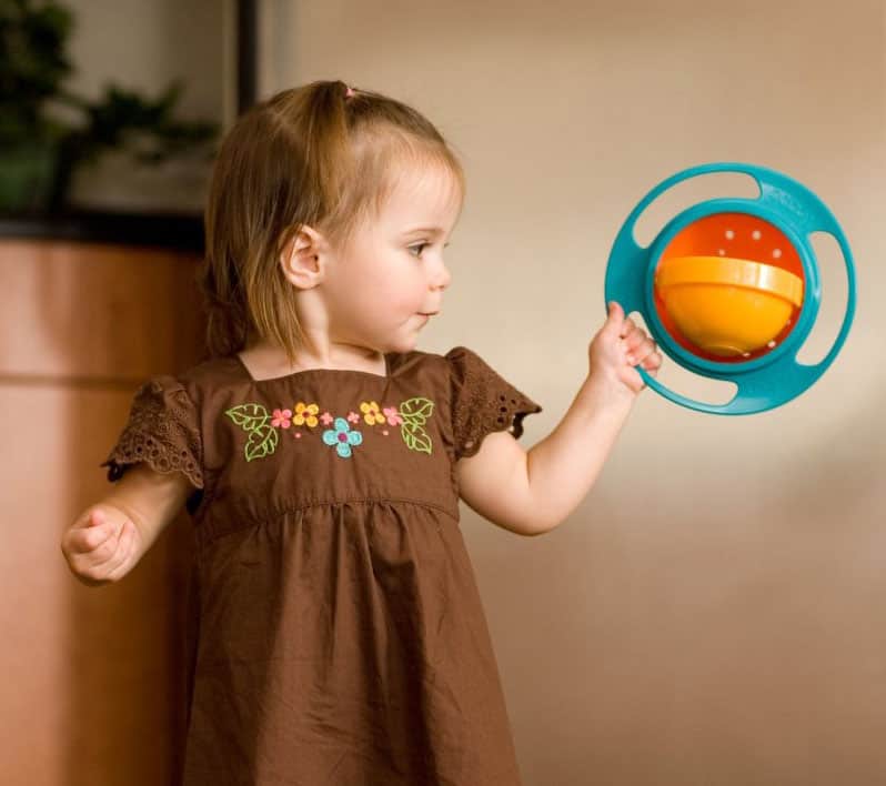 Gyro Bowl Spill Proof Gift Idea for Kids