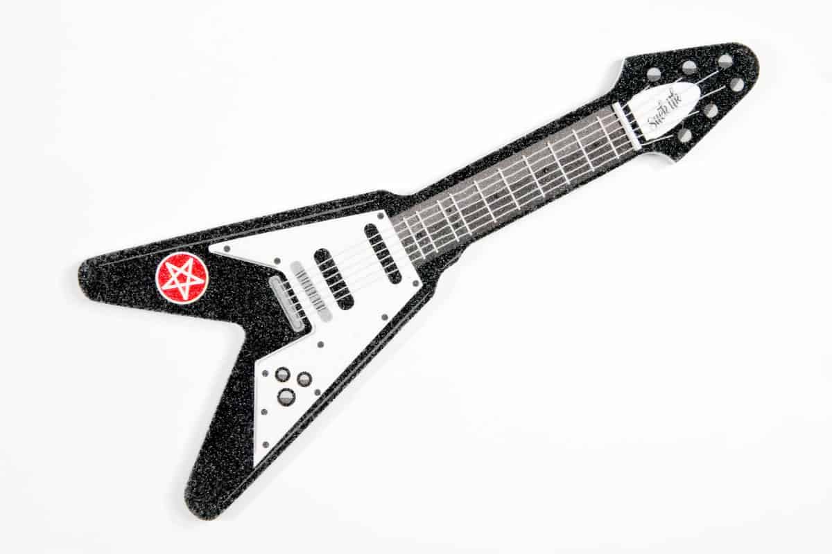 Suck UK Rockstar Guitar Nail Files Black Metal Chic