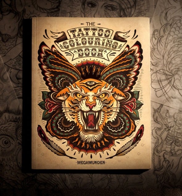 The Tattoo Coloring Book Buy Boyfriend Cool Gift The Tattoo Coloring Book Buy Boyfriend Cool Gift