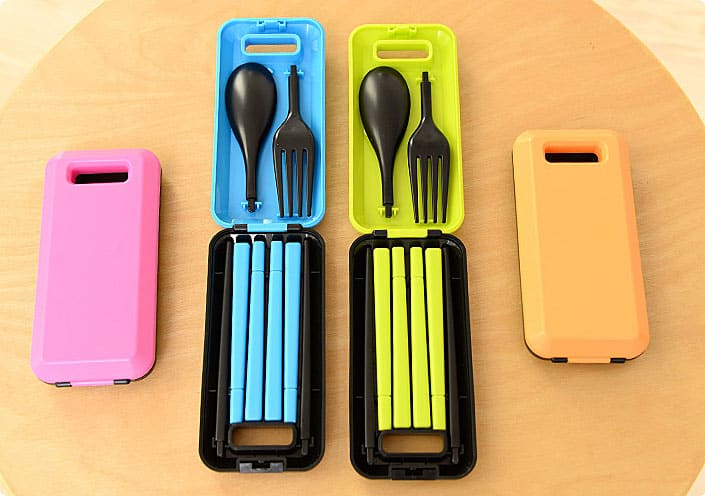 Travel Utensil Set Portable Camping Spoon and Fork