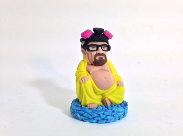Amzn FX HeisenBuddha 3D Printed Heisenberg Buddha Breaking Bad Sculpture