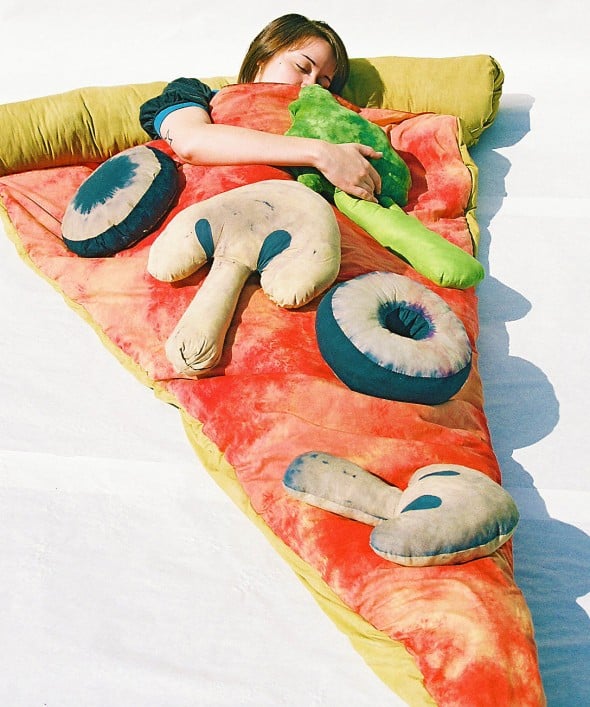 B Fiber and Craft Pizza Sleeping Bag Cool College Gift Idea B Fiber and Craft Pizza Sleeping Bag Cool College Gift Idea