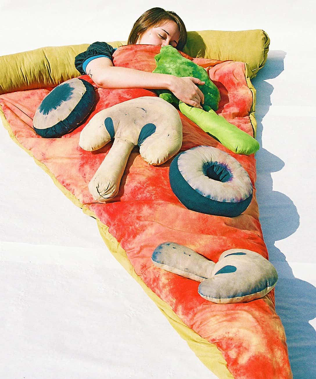 B Fiber and Craft Pizza Sleeping Bag Cool College Gift Idea