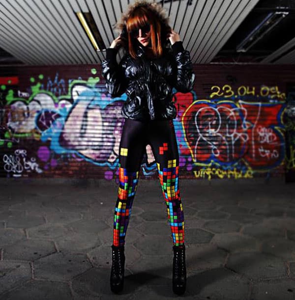 Bad Inka Tetris Leggings Cool Geek Fashion