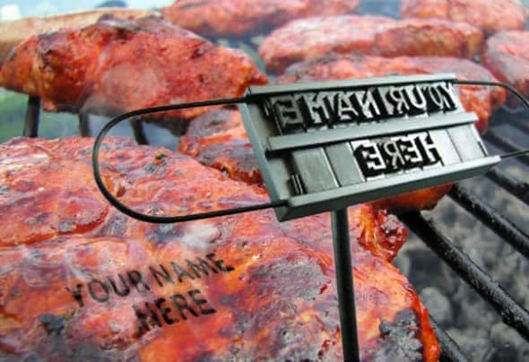 DCI BBQ Branding Iron Cool Cooking Gift for Him DCI BBQ Branding Iron Cool Cooking Gift for Him
