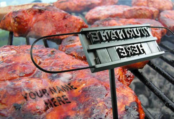 DCI BBQ Branding Iron Cool Cooking Gift for Him