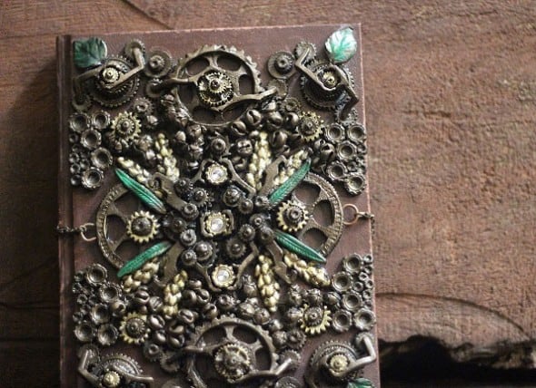 Golden Remnants My Mechanical Nature Journal Steampunk Notebook Golden Remnants My Mechanical Nature Journal Steampunk Notebook